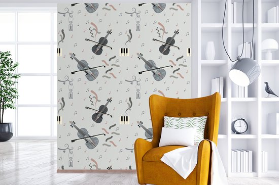 Papier Peint - Motifs Papier peint photo - Musique - Violon - Largeur 180 cm x Hauteur 220 cm