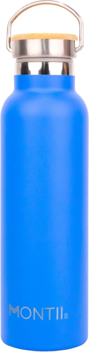 MontiiCo Original thermosfles - dubbelwandig RVS - 600ml - Blueberry blauw