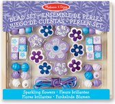 Melissa & Doug Houten Kralen Glinsterende Bloemen