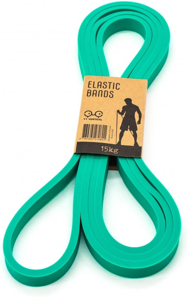 Y&Y Elastic Resistance bands hulpmiddel voor krachttraining 15 KG - Groen