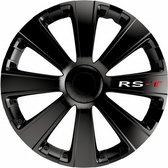 wieldoppen RS-T 14 inch ABS zwart set van 4