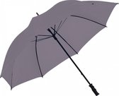 paraplu 73 cm polyester/aluminium grijs