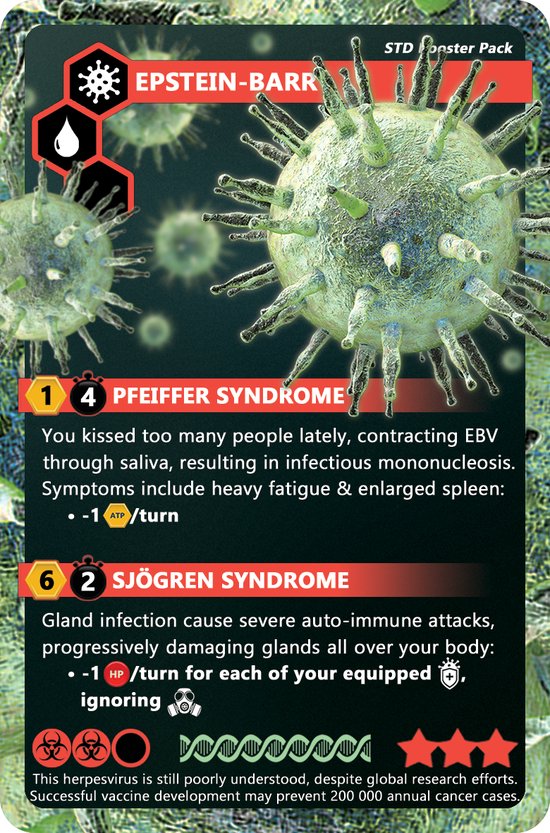 Thumbnail van een extra afbeelding van het spel NIEUW: ImmunoWars: SOA-uitbreidingspakket - The Most Infectious Card Game