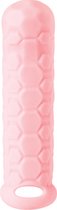 Penis Sleeve - Penisverlenger - Penis Extender - Flexibel - Stretch - Homme - Long - 11-15 cm - Roze