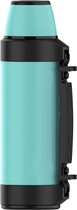 Flanner® Hoog Rendement Thermoskan 1.5 liter – Groen – Grote Militaire Kwaliteit RVS Thermosfles met Anti Lek Dop - BPA-Vrij -