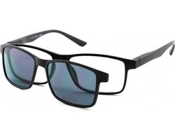 Leesbril MPG KLH144 Met Zonneclip-Zwart 2-+1.50