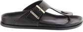 Birkenstock Ramses Premium Heren Slippers Black Regular-fit | Zwart | Leer | Maat 46
