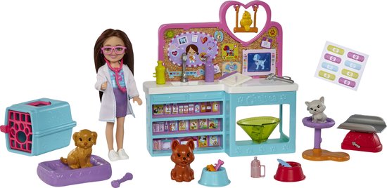 Barbie Chelsea Dierenarts - Speelfigurenset — afbeelding 2
