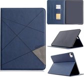 Apple iPad Pro 11 (2021) Hoes | Lederen iPad Book Case | Tablet Hoes | Pasjes | Blauw