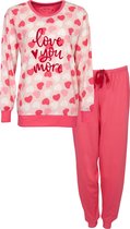 Tenderness Dames Pyjama Roze TEPYD1120A - Maten: XXL
