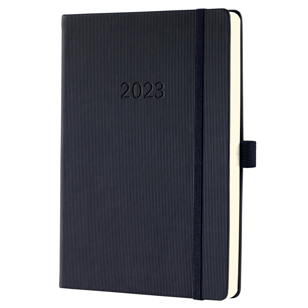 Sigel Conceptum - agenda 2023 - dagagenda - A5 - 4-talig - zwart - hardcover. SI-C2310