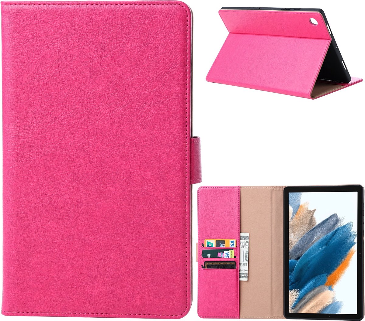 Luxe Tablet Hoes - Geschikt voor Samsung Tab A8 Hoes - 10.5 inch (2021-2022) - Roze