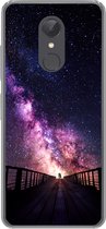 Coque Xiaomi Redmi 5 - Univers - Galaxie - Violet - Garçons - Filles - Enfants - Coque de téléphone en Siliconen