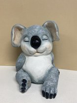 Decoratief polyresin slapend dier - koala - hoogte 20x19x17 cm - Voor binnen & buiten - Woonaccessoires - Woondecoratie - Decoratieve beelden