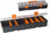gereedschapskoffer 45 x 16 x 9 cm zwart