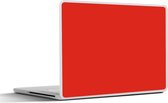 Laptop sticker - 13.3 inch - Rood - Kleur - Effen - 31x22,5cm - Laptopstickers - Laptop skin - Cover