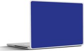 Laptop sticker - 15.6 inch - Blauw - Effen kleur - Donkerblauw - 36x27,5cm - Laptopstickers - Laptop skin - Cover