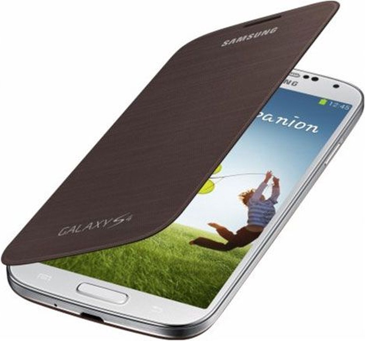 Samsung Flip Cover voor Samsung Galaxy S4 - Bruin