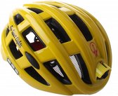 fietshelm met verlichting unisex geel mt 49-59