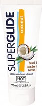 HOT Superglide edible lubricant waterbased - coconut - 75 ml - Lubricants