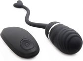 O-Bomb Rechargeable Remote Control Egg Vibrator - Black - Butt Plugs & Anal Dildos black