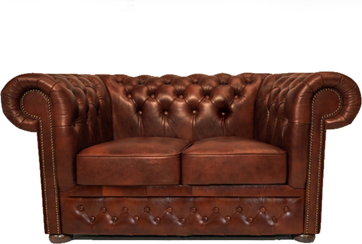 The Chesterfield Brand Brighton - 2+2+1 zits - Antiek Rood