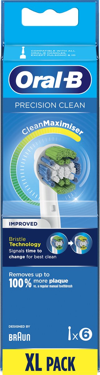 Oral-B Precision Clean Opzetborstel Met CleanMaximiser-technologie Verpakking Van 6 Stuks