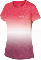 T-shirt Fingel V Graphic dames polyester roze/paars maat 34