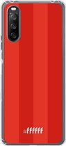 6F hoesje - geschikt voor Sony Xperia 10 III -  Transparant TPU Case - FC Twente #ffffff