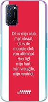 6F hoesje - geschikt voor OPPO A92 -  Transparant TPU Case - AFC Ajax Dit Is Mijn Club #ffffff