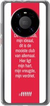 6F hoesje - geschikt voor Huawei P40 Pro -  Transparant TPU Case - AFC Ajax Dit Is Mijn Club #ffffff