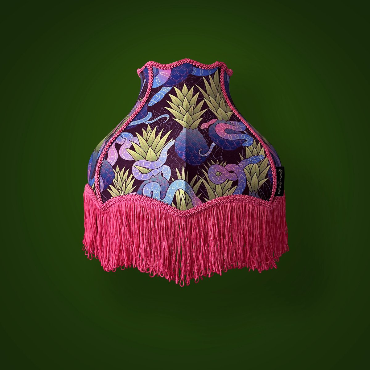 Skulls n' Jellyfish. My Sweet Light - hang lampenkap - Ø 35 cm - 37,5 cm hoog - milieuvriendelijke materialen - duurzaam - handmade - Dutch design