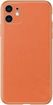 Luxe Apple Iphone 12 Pro Leather Golden Rand Case-Volledige Beschermende Covers