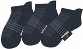 enkelsokken bamboevezel/polyester navy 3 paar mt 39/42