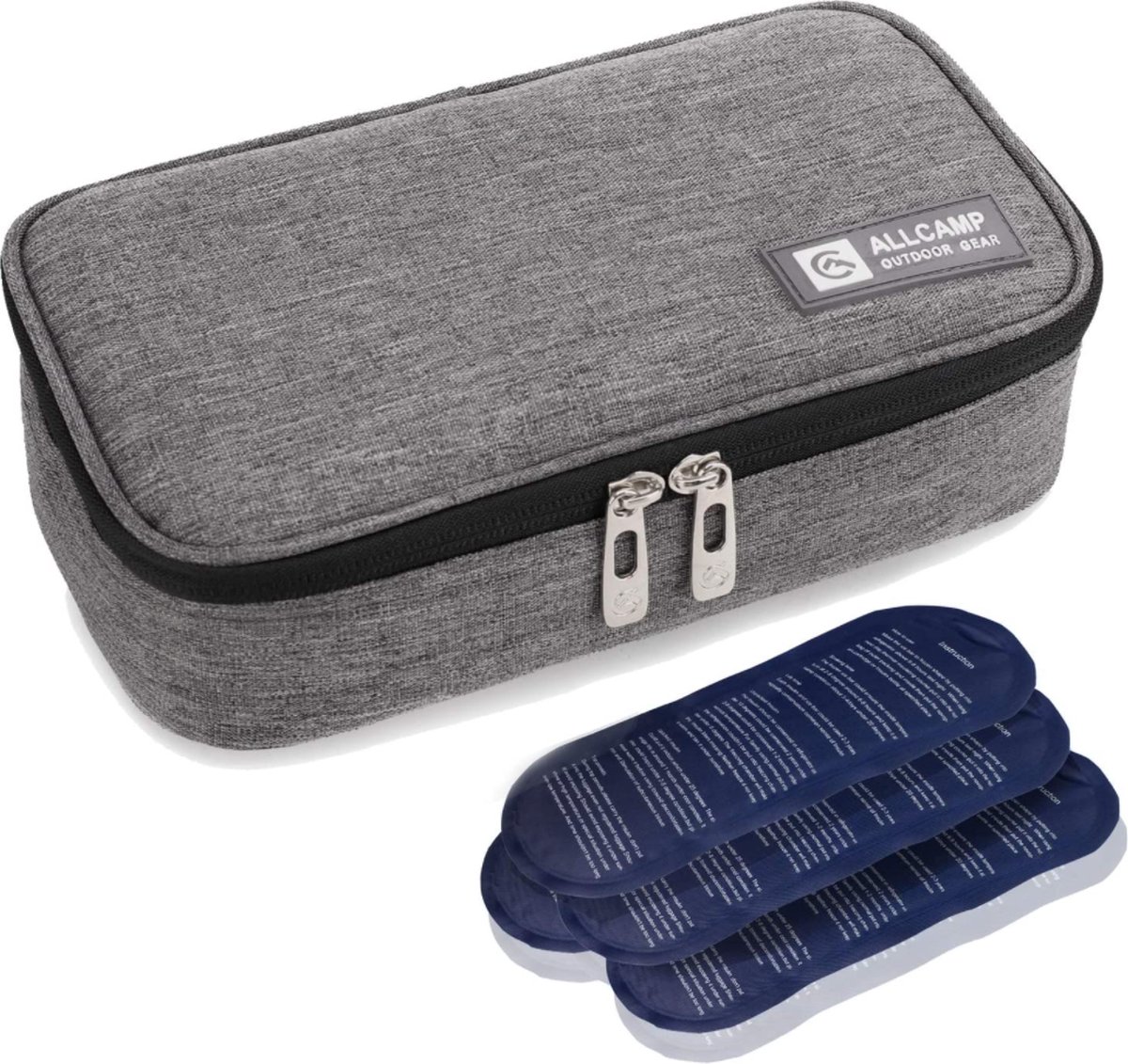 Geïsoleerde Moedermelk Koeltas Met Ice Pack - Lunchtas Met Schouderband Zwart Geïsoleerde Moedermelk Koeltas Met Ice Pack - Lunchtas Met Schouderband Zwart