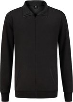 Heren Vest - Premium Quality - Fleece - Sweat - Zwart