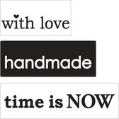 Labels love, handmade en time