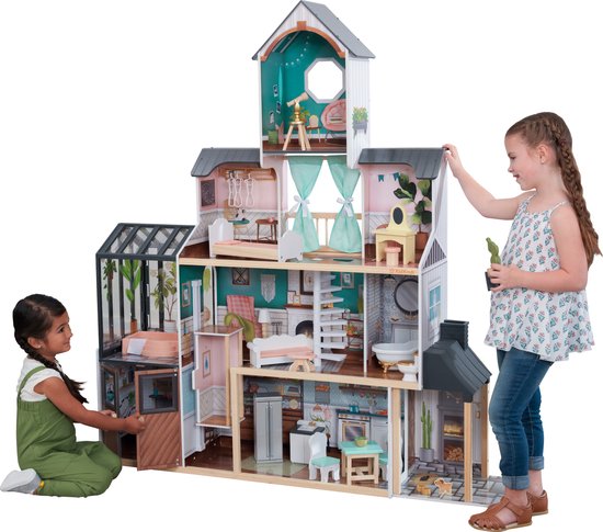 KidKraft - Maison de poupée Celeste Mansion - Avec assemblage EZ Kraft |  bol.com