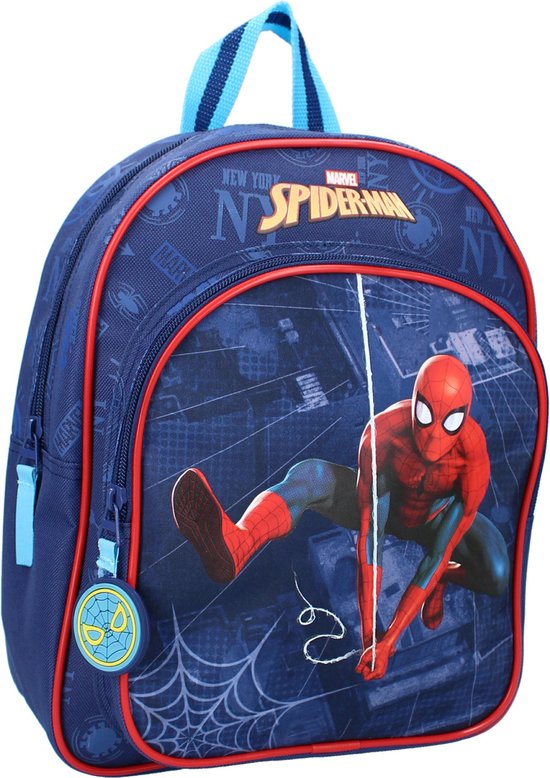 Marvel Rugzak Spider-man Bring It On Junior 8 Liter Donkerblauw