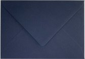 50x enveloppes pour cartes de voeux de luxe EA5 156x220 mm - 15,6x22 cm - 120 grammes Bleu foncé