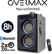 Overmax Soundbeat 5.0 - Portable speaker - 8 uur - BASS - Bluetooth™ 5.0