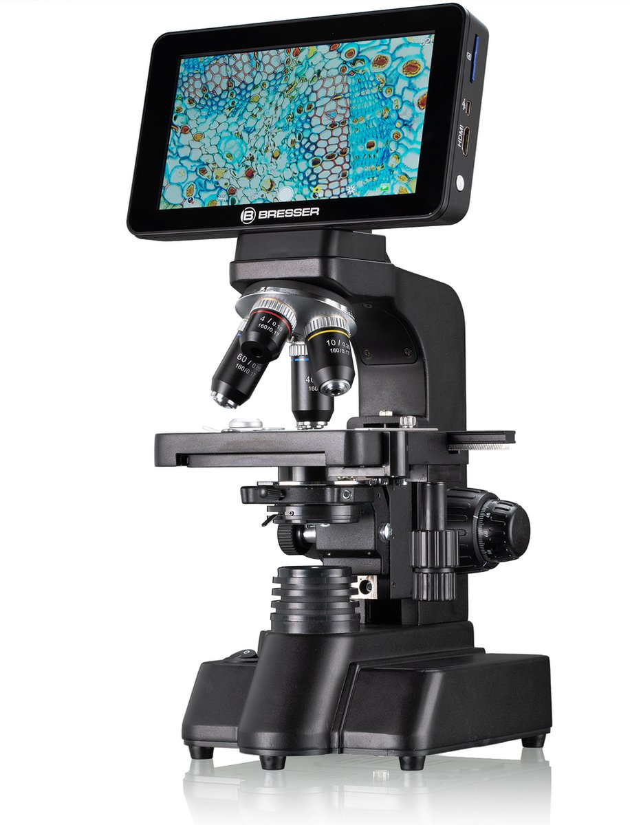 Bresser Microscoop - Researcher LCD - Digitaal met Monitor met Touchscreen - Tot 60x Vergroting
