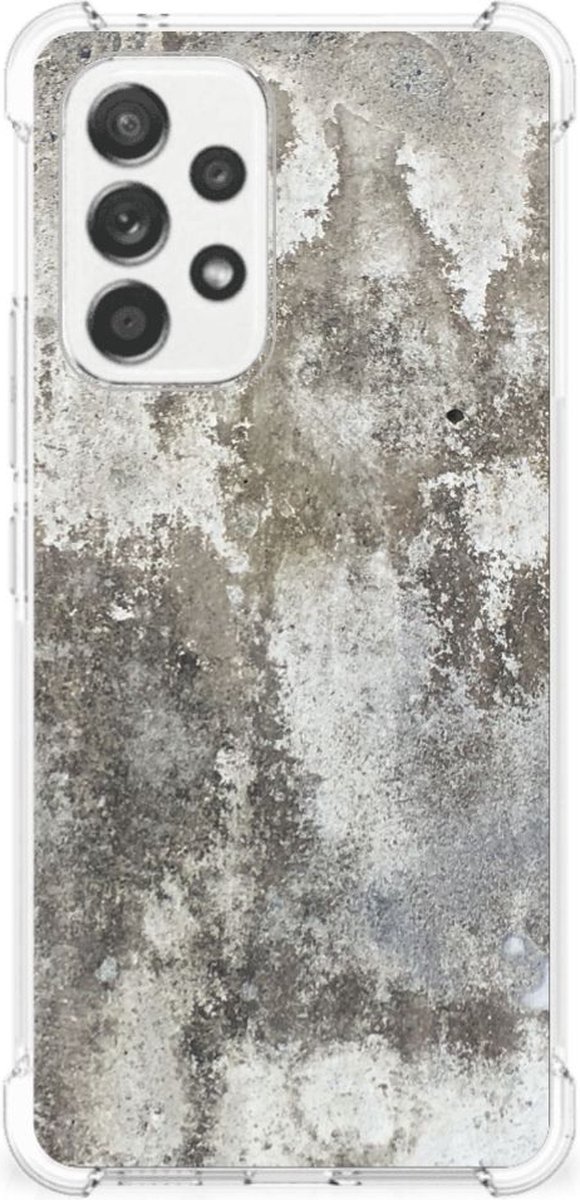 Samsung Galaxy A53 5G Anti-Shock Hoesje Beton Print