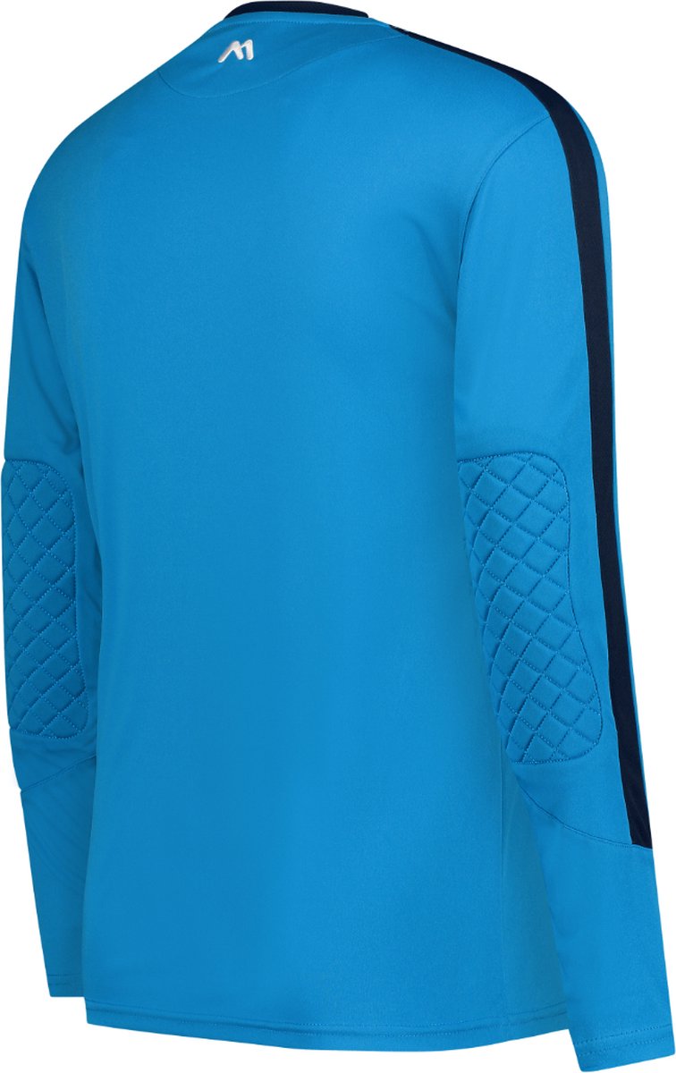 Masita | Keepersshirt Forza - Heren - Dames - Kind - Ademend Vochtregulerend Quick-Dry Technologie - SKY BLUE/BLACK - 128