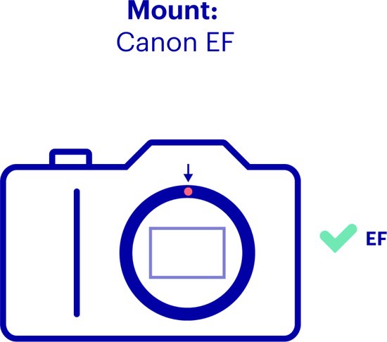Canon EF 50mm f/1.8 STM - Zwart