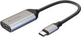 HYPER HD425A, USB Type-C, HDMI, Mâle, Femelle, Droit, Droit
