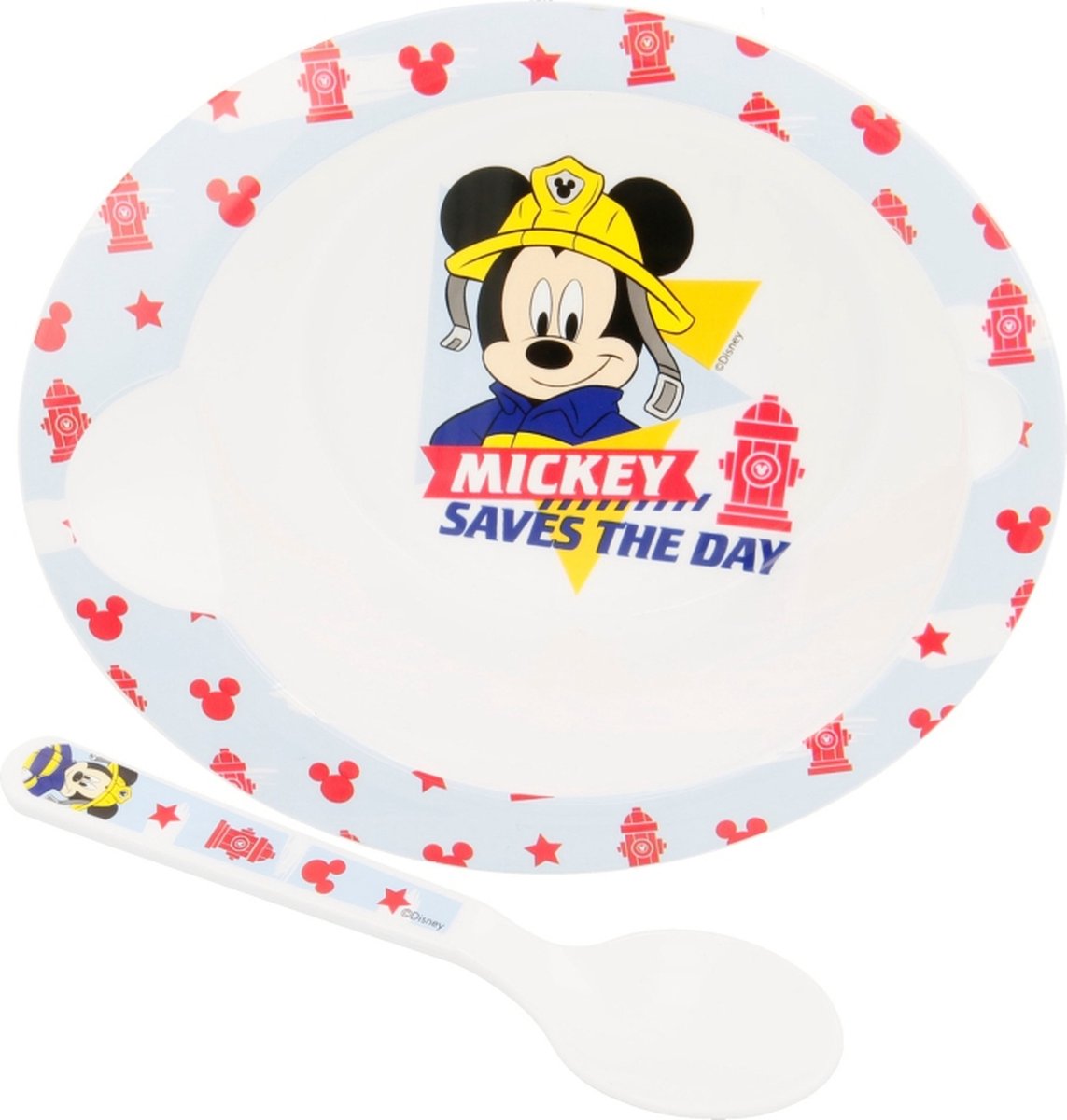 Mickey Mouse - Bordje + Lepeltje Mickey Mouse - Disney baby