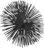 schoorsteenborstel M14 staal 20 cm zilver