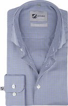 Suitable - Overhemd Blauw 187-4 - 40 - Heren - Slim-fit