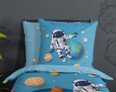 Bettwasche kids Spaceworld - nr.30406 blauw